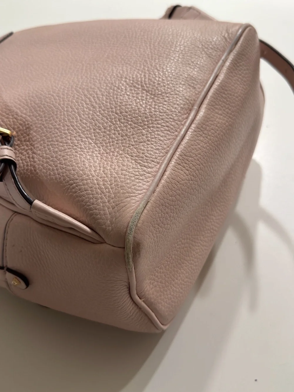 Michael Kors ADINA Women Leather PowderBlush Backpack, School Travel Bag 11x10x5